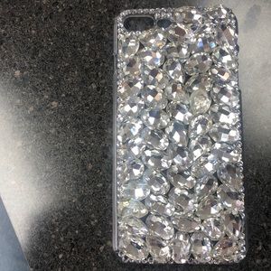 Silver Gemstone Phone Case